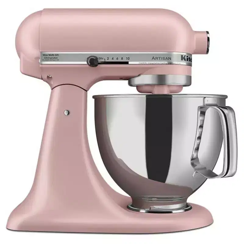 KitchenAid Artisan Series 5-Quart Tilt-Head Stand Mixer, Dried Rose (KSM150PSDR)