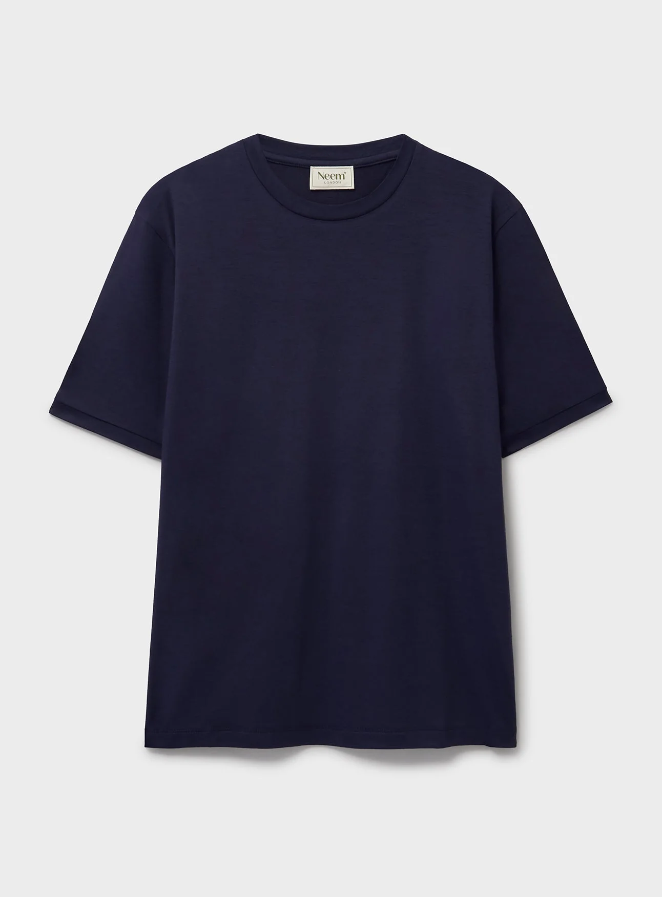 Merino Steel Blue Stretch T-Shirt