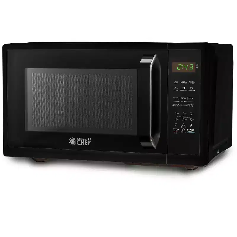 COMMERCIAL CHEF Countertop Microwave Oven 0.9 Cu. Ft. 900W