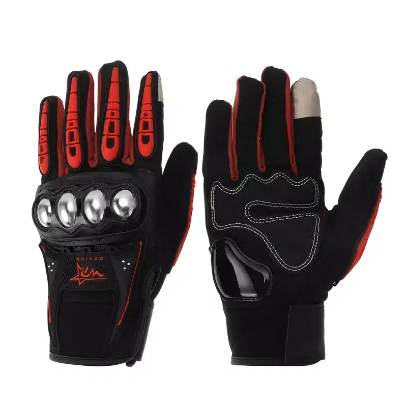 Unique Bargains Motorcycle Touchscreen Driving Gloves 1 Pair