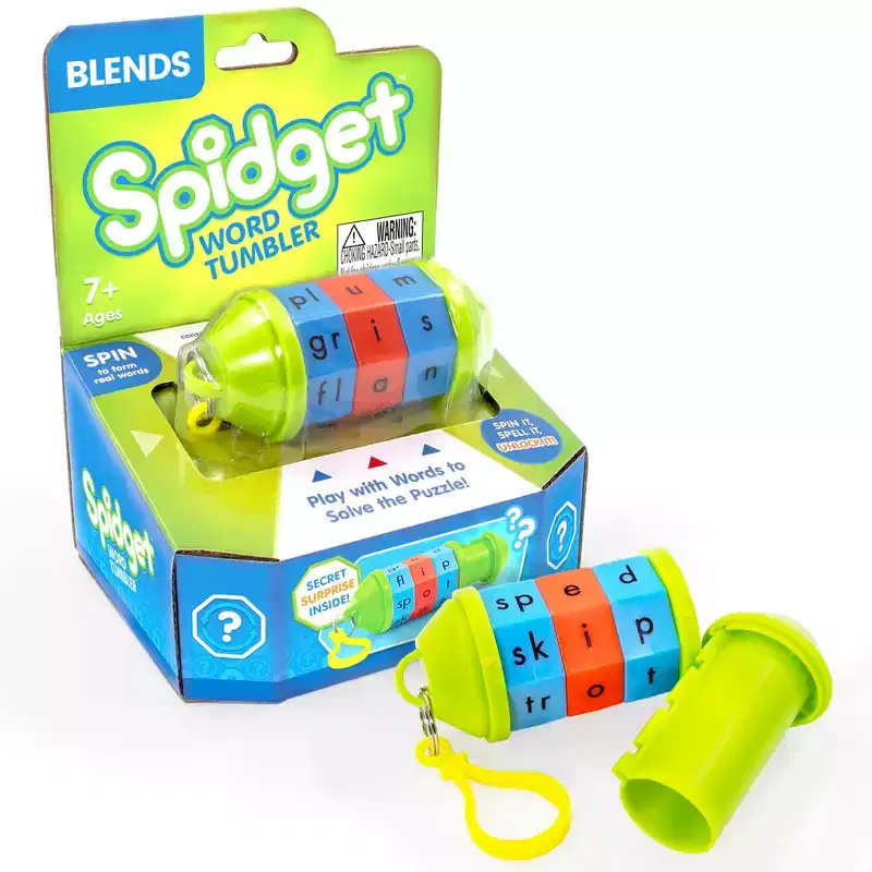 Junior Learning: Spidget Word Tumbler - Blends - Interactive Phonics Fidget