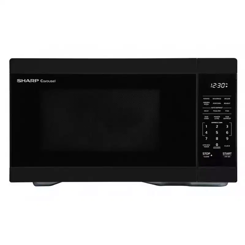 Sharp SMC1161HB 1.1 Cu. Ft. Black Countertop Microwave