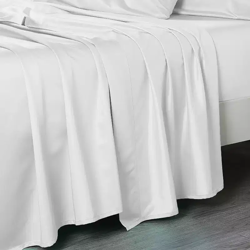 Egyptian Linens Oversized Flat Sheet Only - Soft Cotton Sateen