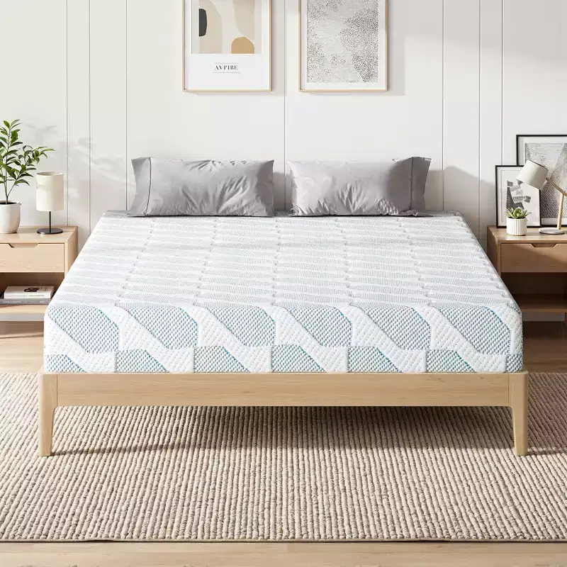 EHMKNP 10 inch Twin/Full Sizes Mattress for Adult Teenager Single, Cooling Memory Foam Mattress,Removable Washable Cover, Medium Firm