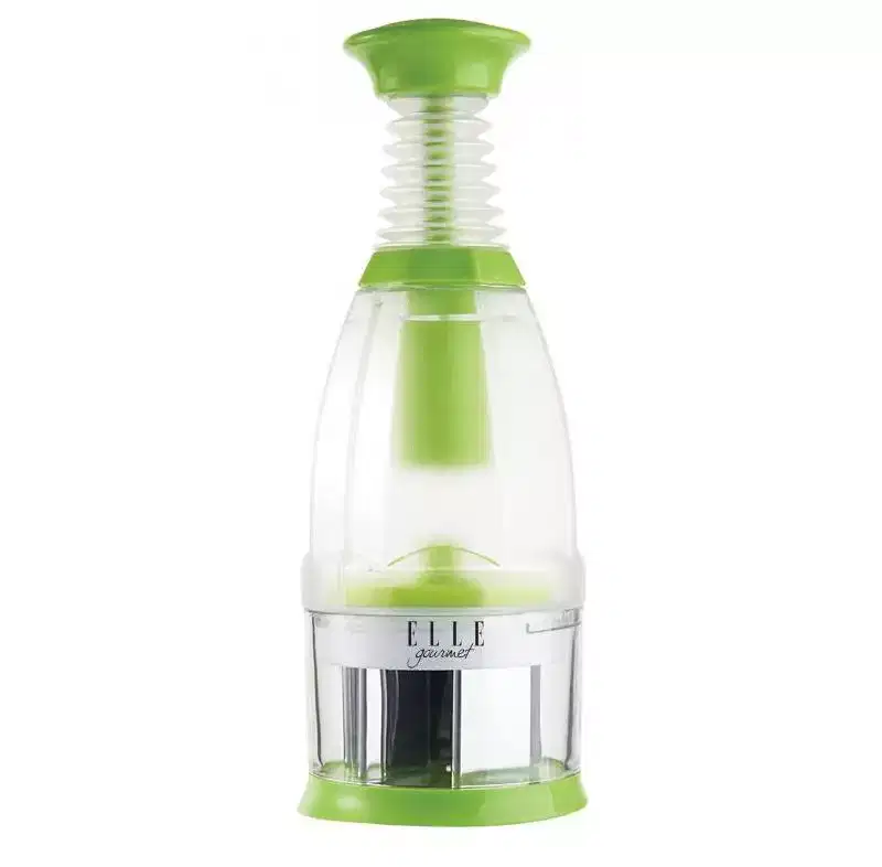 Elle Gourmet Food Chopper  Easy Vegetable, Fruit, Cheese, and Nut Chopper with Anti-Skid Base, BPA-Free, Dishwasher Safe