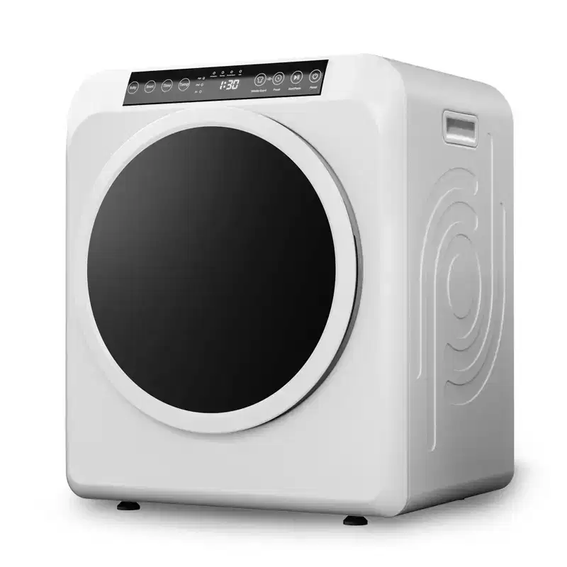 ROVSUN 13.2LB Portable Clothes Dryer, 3.5 Cu.Ft. Front Load Tumble Laundry Dryer with Touch Screen & Stainless Steel Tub for Home Apartment Dorm, 110V