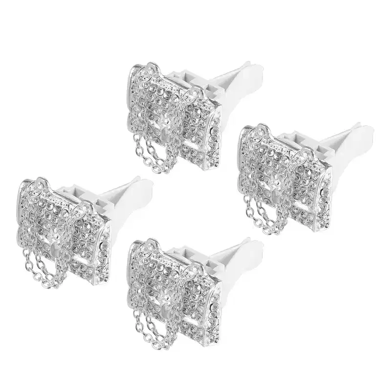 Unique Bargains Car Bag Shape Clips for Air Conditioner Outlet Vent Clips 4 Pcs