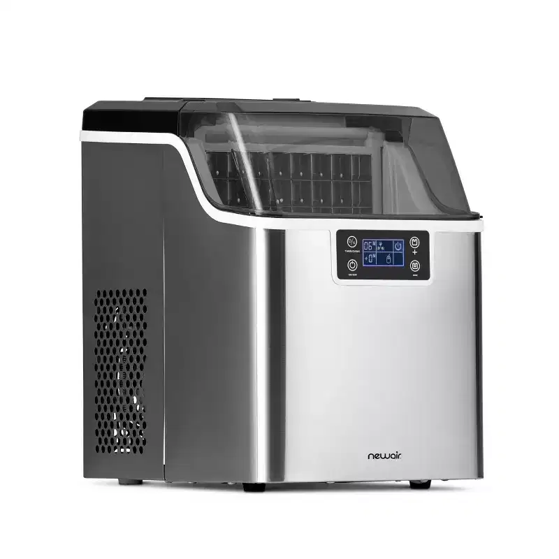 Newair Countertop Ice Maker. Clear Ice, 45 lbs/day - Stainless Steel