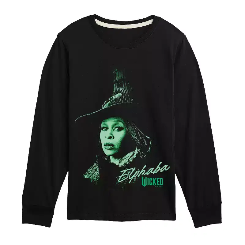 Boys' - Wicked - Pastel Elphaba Long Sleeve Graphic T-Shirt