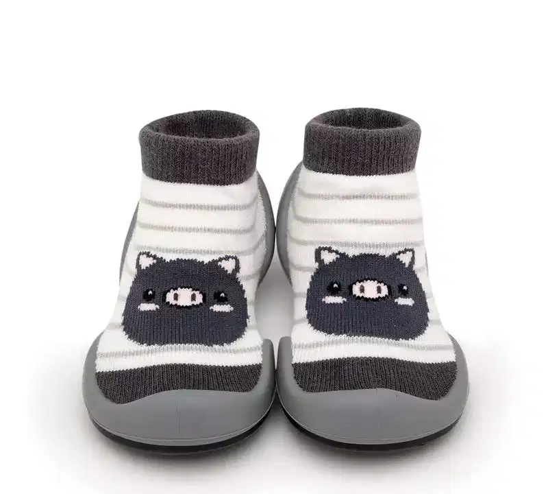 Komuello Baby Boy/ Girl First Walk Sock Shoes This Little Piggy