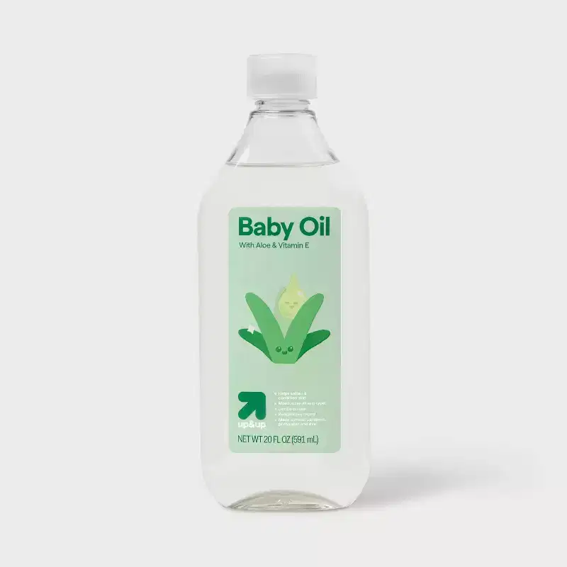 Baby Oil - Aloe Vitamin E - 20oz - up&up™: Moisturizing, Dye-Free, Paraben-Free, Sulfate-Free