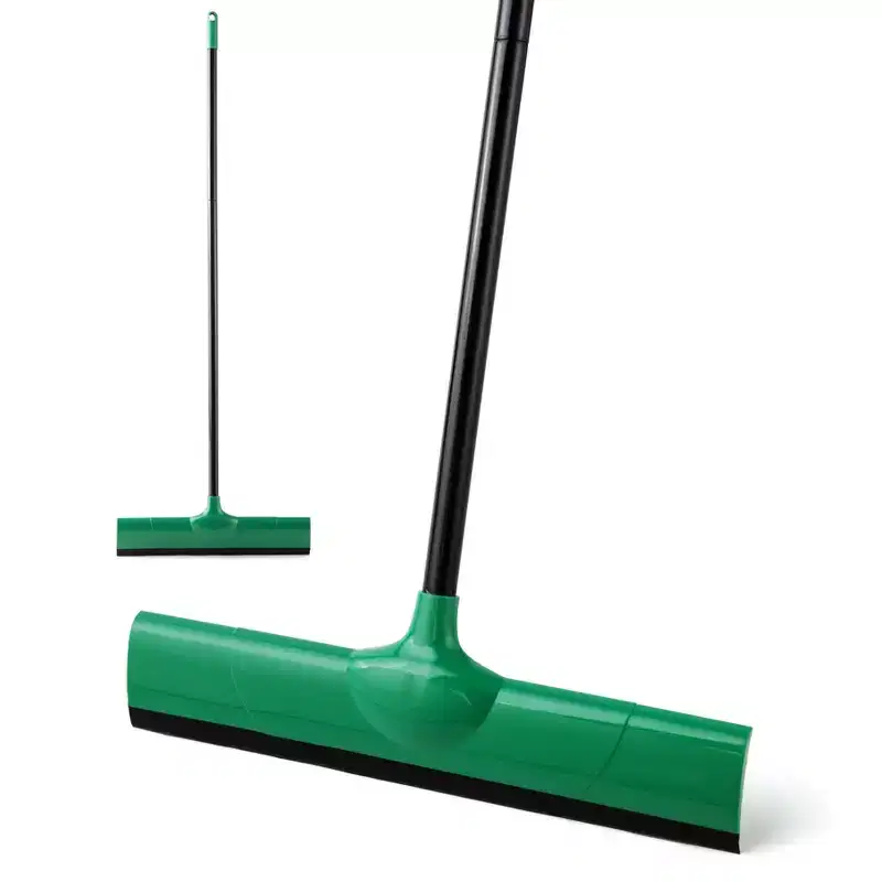 All-Surface Silicone Broom Squeegee Pet Hair Remover Broom for Indoor Cleaning Cleans Glass Fine Dust Hair Liquids for Smooth Floors Rugs Window