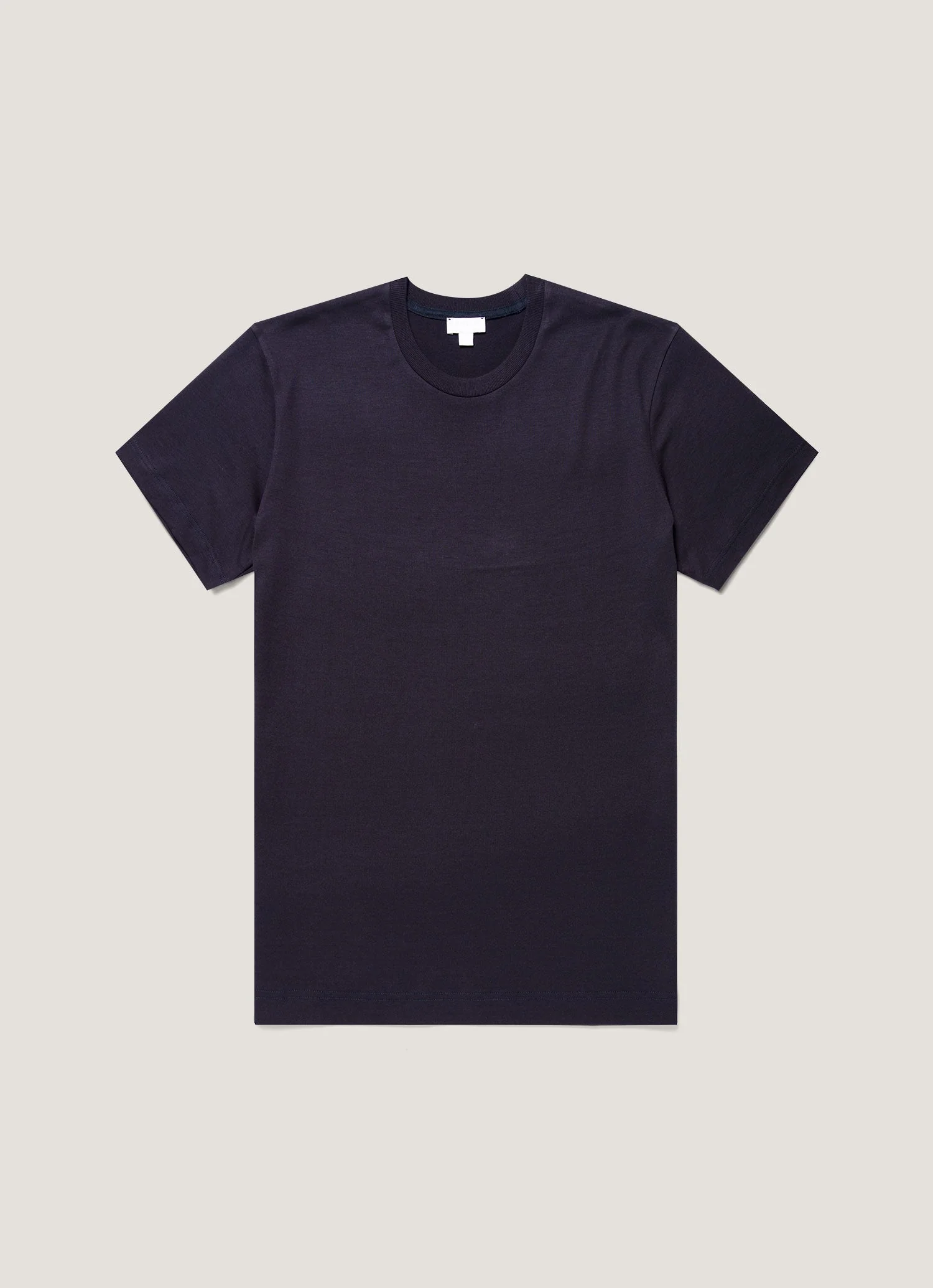 Men's Silk Cotton T-shirt in Navy