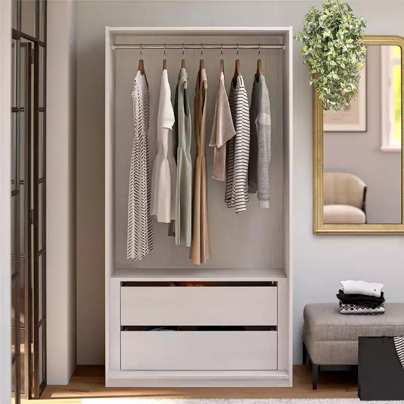 GDFStudio Elara Modular Extra Wide Wardrobe with Drawers