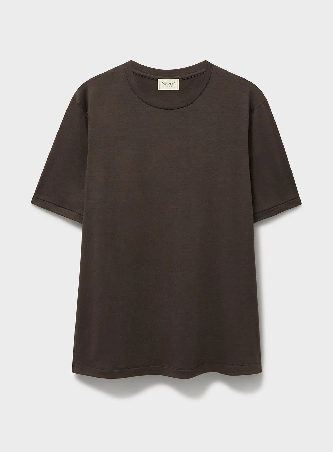 Merino Wool Chocolate Stretch T-Shirt