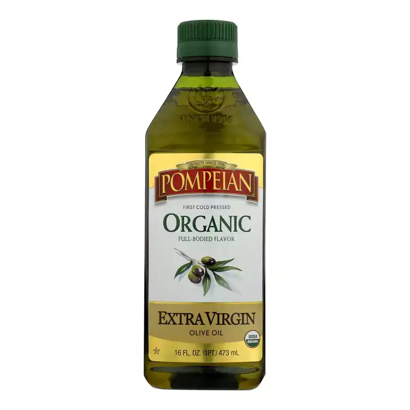 Pompeian - Organic - Extra Vigin Olive Oil - Case of 6 - 16 fl oz