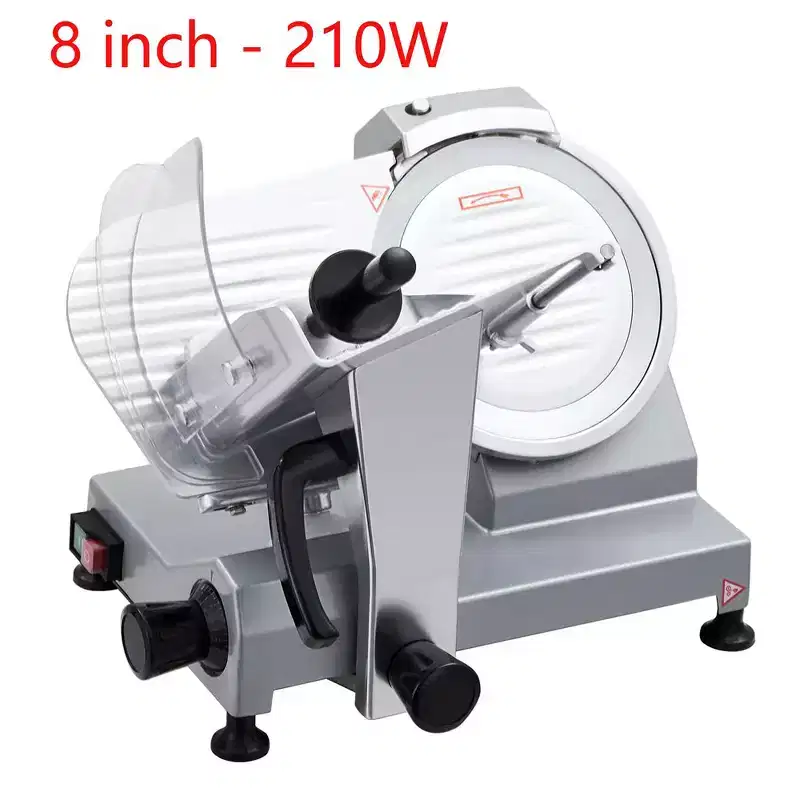 Garvee Commercial 18 Electric Meat Slicer Blade Food Slicer Cutter 210W With Child Lock