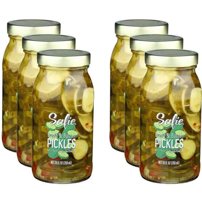 Safie Bread & Butter Pickles - Case of 6 - 26 oz