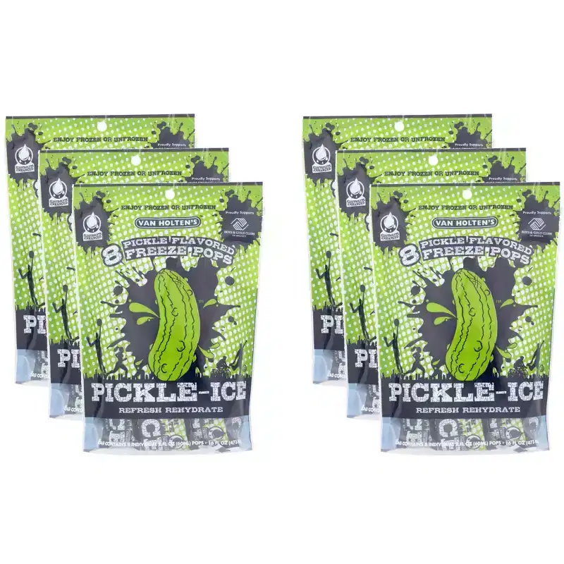 Van Holtens Ice Pop Pickle - Case of 36 Bags