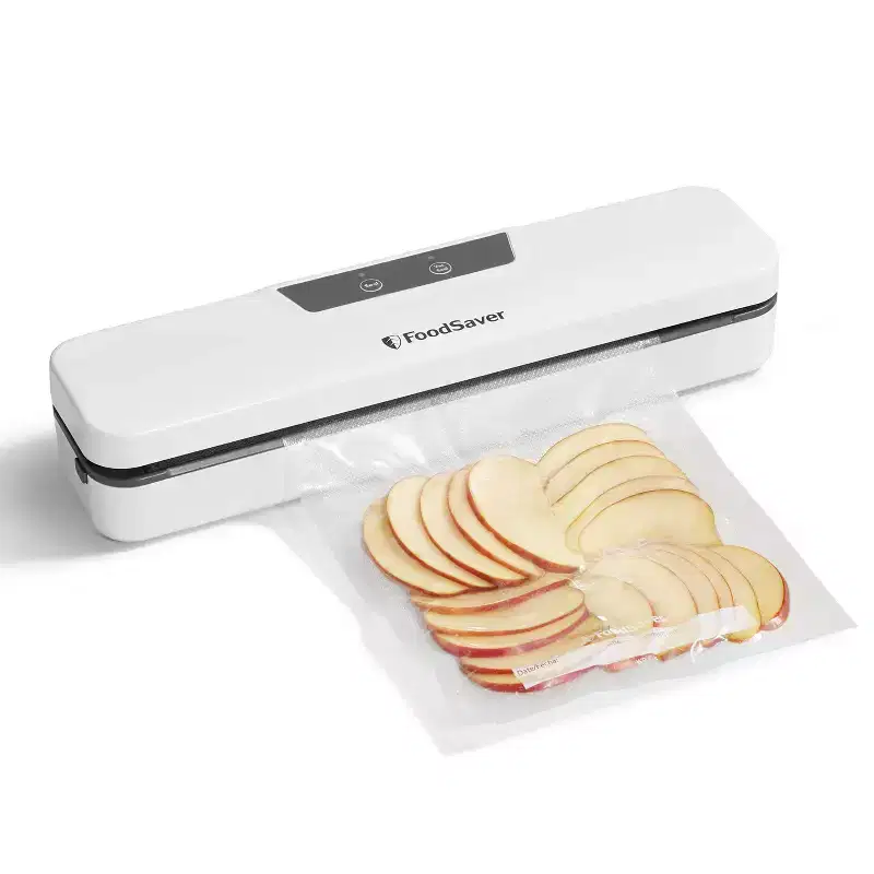 FoodSaver Everyday Vacuum Sealer with Precut Bags: Best Food Vacuum Packer, White, 3-Year Warranty, Spot Clean