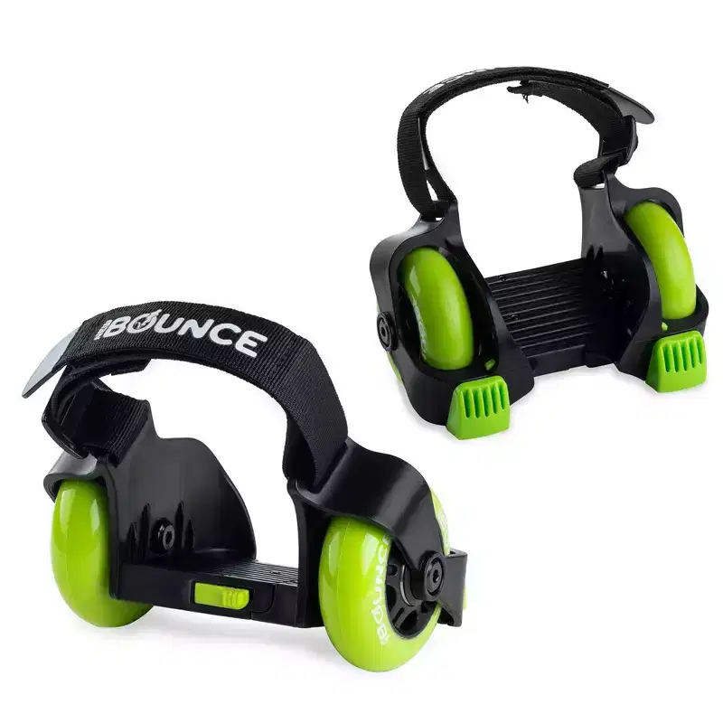 New Bounce Heel Wheel Skates - Jet Wheelies for Shoes - Adjustable One Size