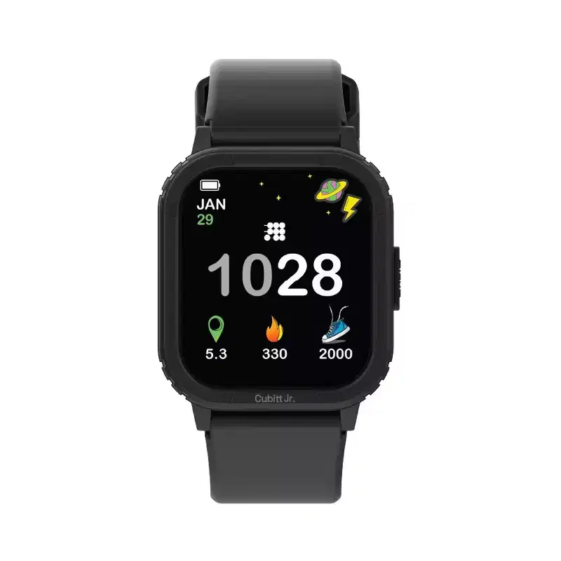 Cubitt Jr Smart Watch Fitness Tracker for Kids and Teens, with Games, Step Counter, Sleep Monitor, Heart Rate Monitor, Activity Tracker