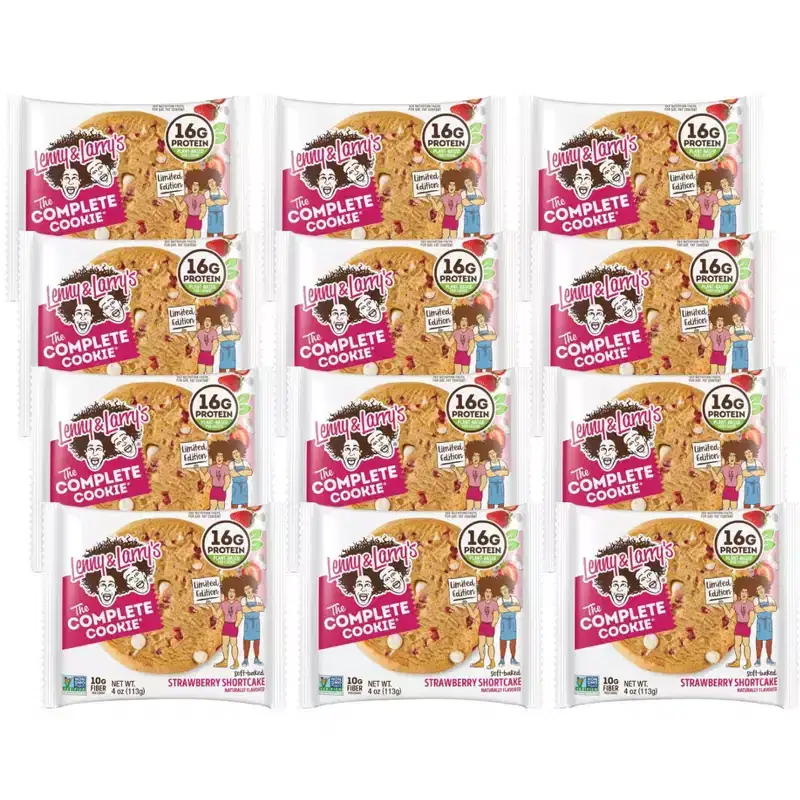 Lenny & Larry's Complete Cookie Strawberry Shortcake - Case of 12/4 oz