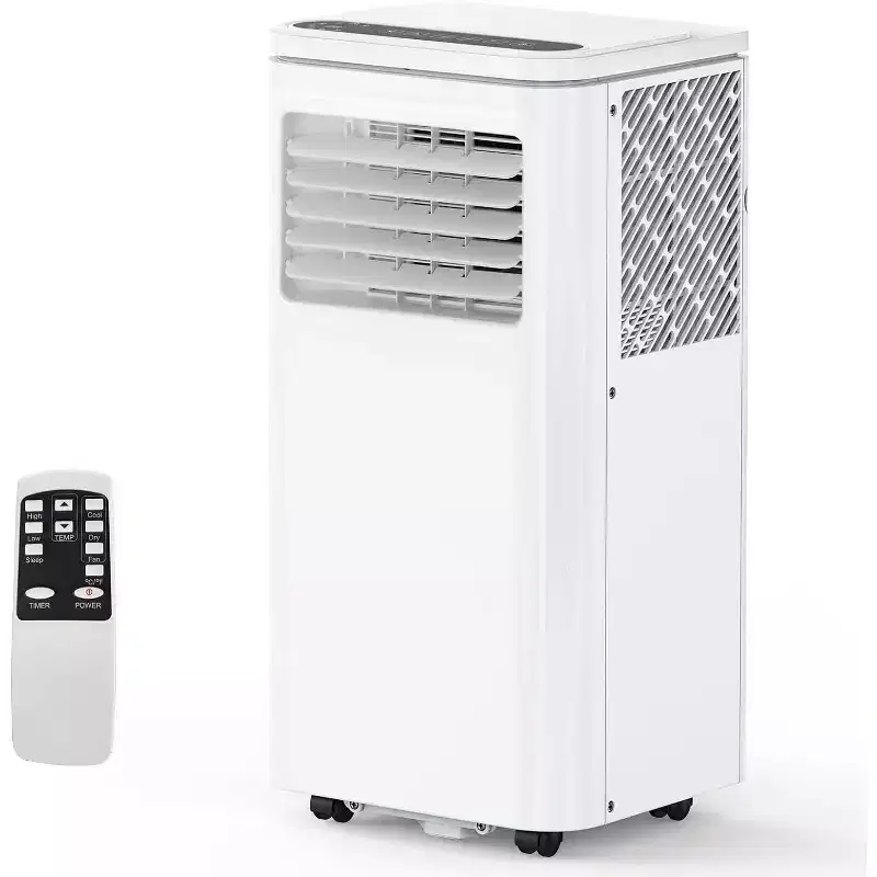 8000 BTU Portable Air Conditioner,Quiet Portable Cooling AC Up to 450 Sq.Ft.
