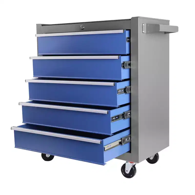 5-Drawer Rolling Tool Chest with Wheels &ndash; Heavy-Duty Steel Toolbox