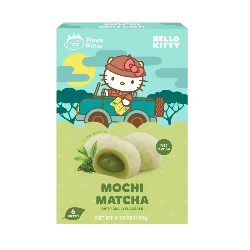 A-Sha Foods USA Hello Kitty Matcha Mochi - 6.35oz/6ct