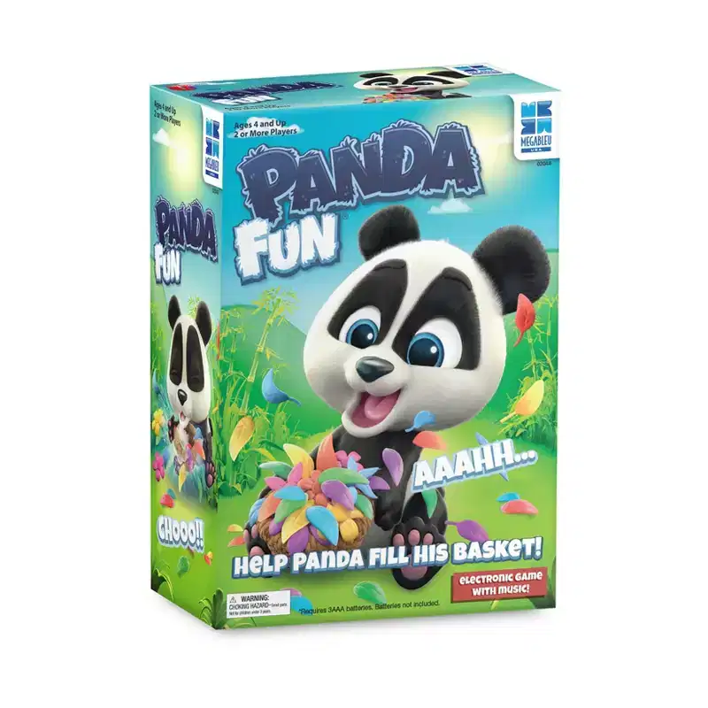 Megableu Panda Fun Game: Educational Action Pastime for Two or More Players, Enhances Fine Motor Skills