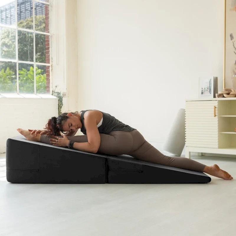 Avana Reach Super Ramp / Convertible Bed Bench w/ Slip Cover for Yoga & Massage, Microvelvet