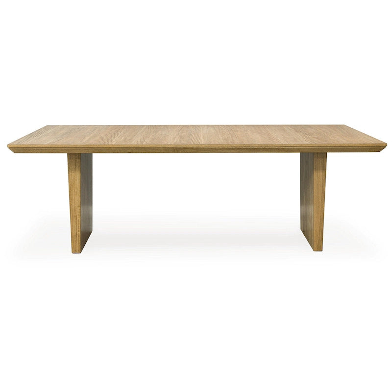 Light Brown Rectangular Dining Extension Table - 40"W x 90"D x 30"H