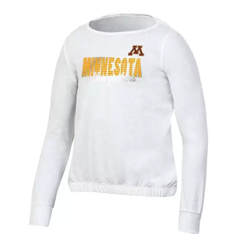 NCAA Minnesota Golden Gophers Girls' White Long Sleeve T-Shirt