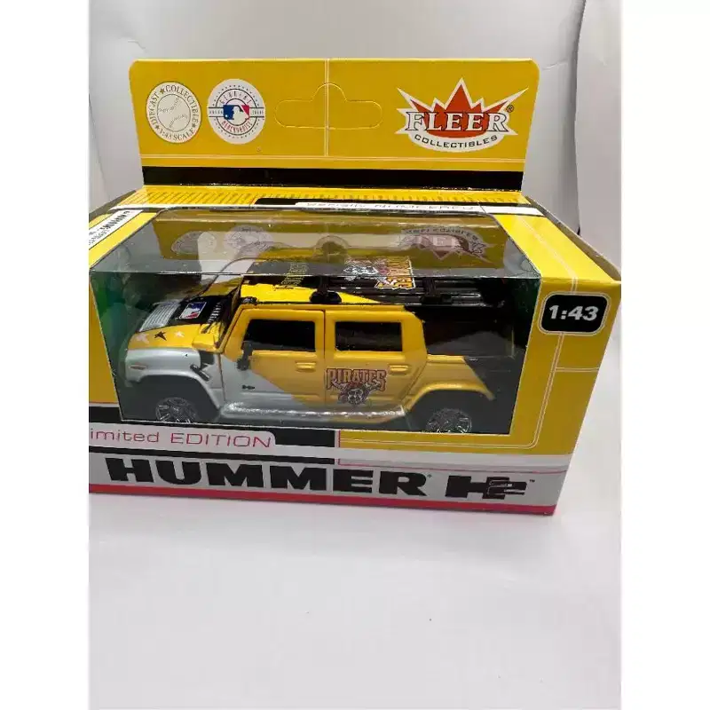 Pittsburgh Pirates Hummer MLB Fleer Hummer H2 1:43 Scale Toy Vehicle New in Box