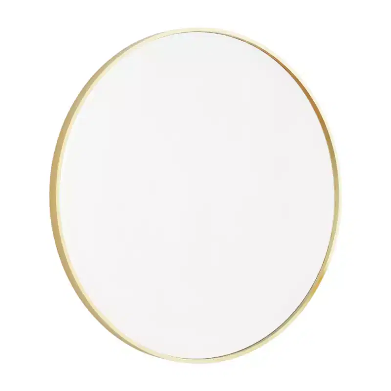 20 Gold Metal Round Framed Bathroom Vanity Mirror