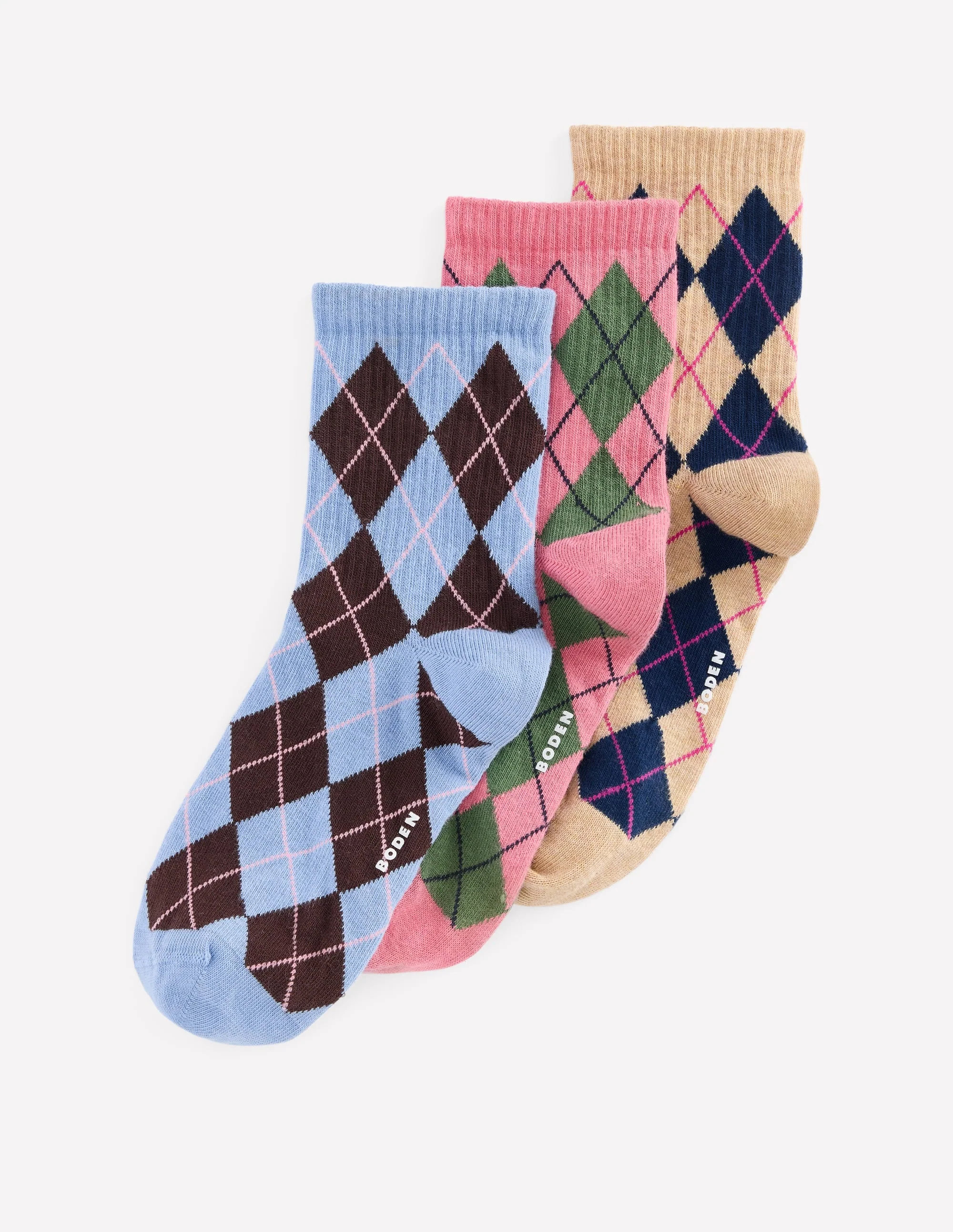Argyle Socks 3-pack-Argyle Pack