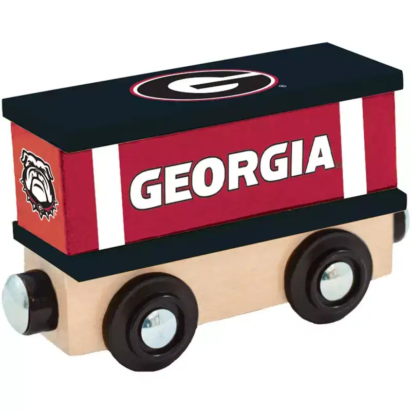 MasterPieces Wood Train Box Car - NFL Georgia Bulldogs