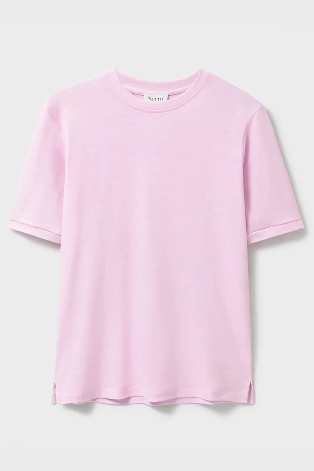Merino Wool Jersey Pink T-Shirt