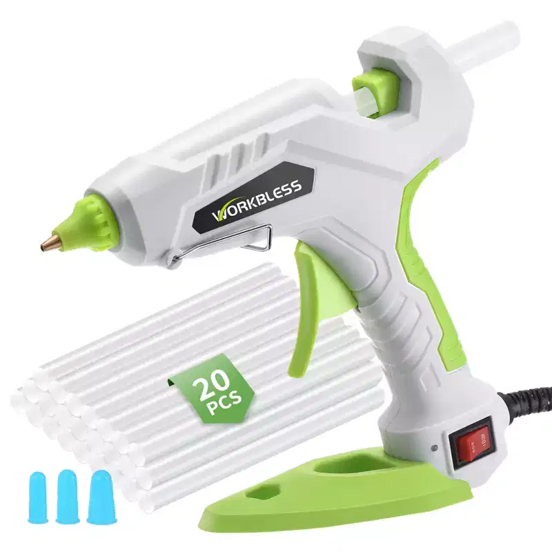 Unique Bargains Art and Crafts Tool 60W/100W Dual Temperature Smart Power-off Hot Glue Gun