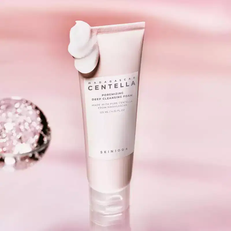 SKIN1004 Korean Skincare Madagascar Centella Poremizing Deep Cleansing Foam, Sebum-removing Deep Cleanser | 125ml (4.22 fl. Oz)