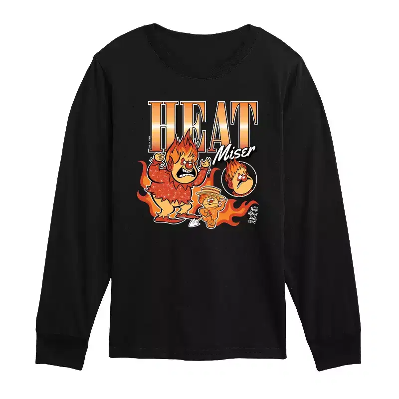 Boys' - The Year Without a Santa Claus - Heat Miser Character Tee Long Sleeve Graphic T-Shirt