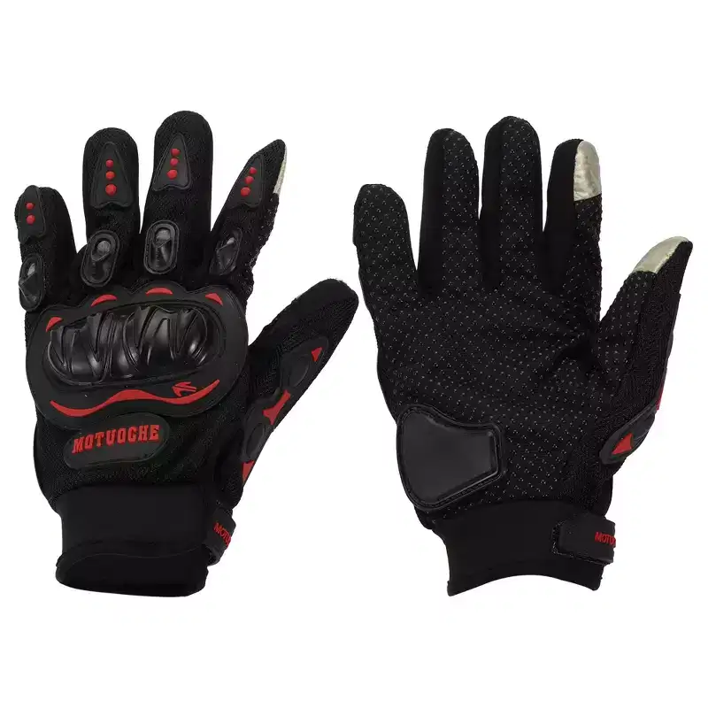 Unique Bargains Motorcycle Cycling Gloves Full Finger 1 Pair