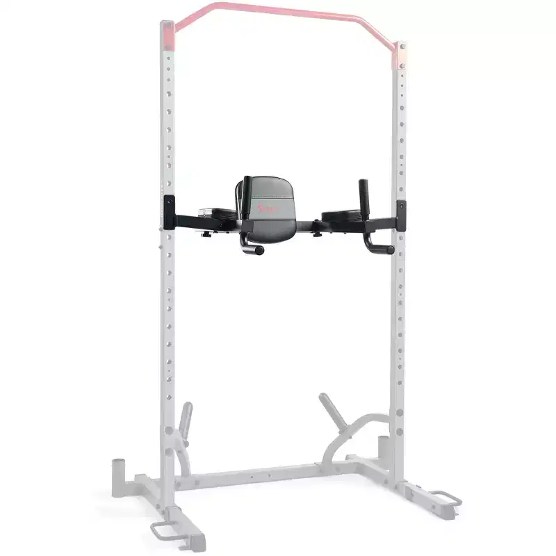 Sunny Health & Fitness Captains Chair Multi-Function Dip Station Power Cage Attachment