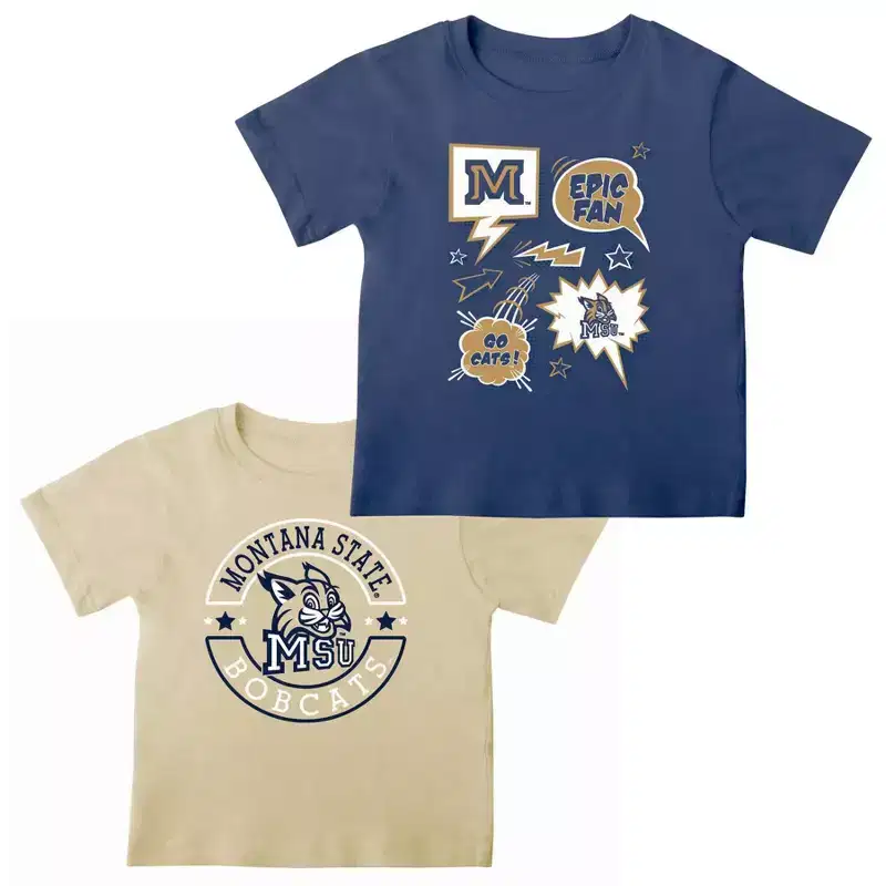 NCAA Montana State Bobcats Toddler Boys' 2pk T-Shirt