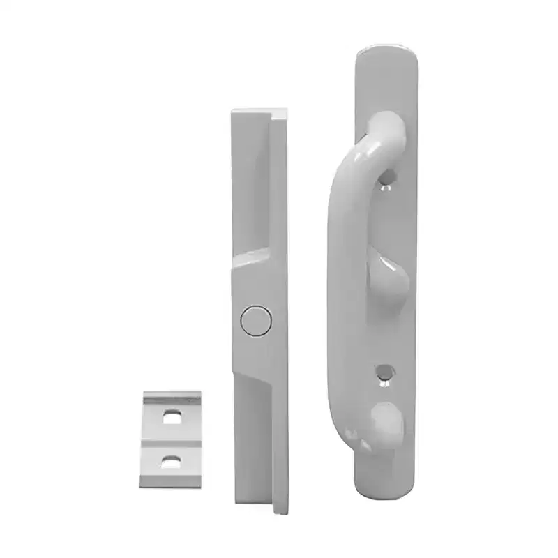 Brixwell 13-441lhw Patio Door Handle White Offset Latch Without Mortise Lock Left Hand Type