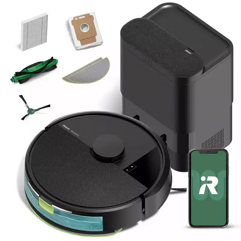 iRobot Roomba 105 Combo Cordless Vacuum & Mop Y354020 5.8" Cleaning Path Black