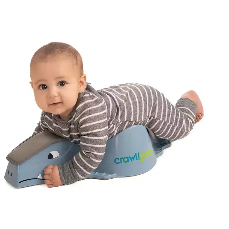 Crawligator - Blue - Green Tummy Time Mobility Toy for Infants 4-12 Months