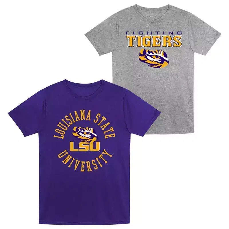 NCAA LSU Tigers Toddler Boys' 2pk T-Shirt
