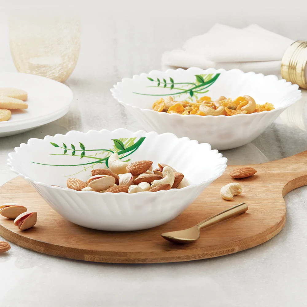 Green Herbs Multipurpose Bowl Set &ndash; 2 pcs